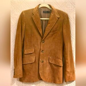 Ralph Lauren Suede Blazer Size 4